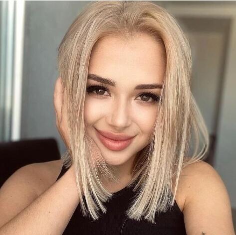 Blonde profile close-up